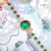 Montre à Quartz Écologique pour Femme, Style Bracelet Couronne en Calcédoine, Meilleure Vente en Gros