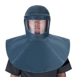 Casque de sablage anti-poussière avec écran facial résistant aux acides et aux alcalis pour la protection des travaux en laboratoire de chimie - Product Image 2