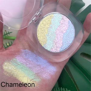 <span class=keywords><strong>Bronzer</strong></span> et illuminateur pressés personnalisés avec logo pour le visage, sans logo, illuminateur scintillant, texture crème poudrée, maquillage pour le visage - Product Image 3