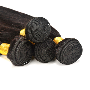 Grado Aaa trama brasileña del pelo de la Virgen Natural extensión de la armadura del pelo - Product Image 6