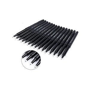 Ensemble de stylos marqueurs à pointe feutre personnalisés créatifs, 24, 36, 48, 54 couleurs, à base d'eau, stylo marqueur en plastique noir - Product Image 1