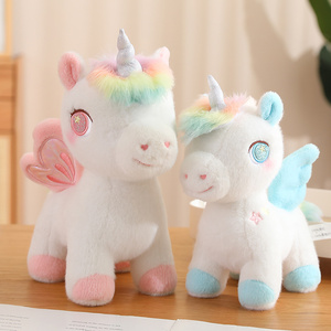 5 dimensioni di alta qualità colorati animali di peluche giocattoli unicorno peluche unicorno peluche unicorno con ala - Product Image 5