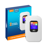 Routeur MIFI 4G LTE WiFi6 ASR1803S 2100mAh avec écran LCD couleur 1,4 pouces, prise en charge de l'antenne externe, carte SIM, point d'accès, emballage complet