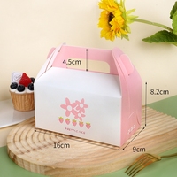 Vente en gros de paquets de desserts à emporter biodégradables jetables de couleur personnalisée boîtes individuelles de mini cupcake mousse