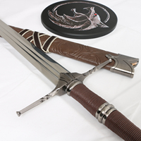 Réplique de l'épée de Geralt de Rivia du jeu The Witcher 3 Wild Hunt, 129 cm, 1,8 kg, authentique et très demandée