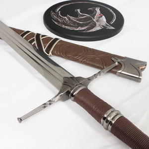 Réplique de l'épée de Geralt de Rivia du jeu <span class=keywords><strong>The</strong></span> <span class=keywords><strong>Witcher</strong></span> 3 Wild Hunt, 129 cm, 1,8 kg, authentique et très demandée - Product Image 2