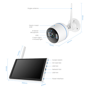 Techage — système de sécurité CCTV, H.265, 8 canaux, 1080P, <span class=keywords><strong>enregistrement</strong></span> Audio NVR, caméra IP POE pour l'extérieur, vision nocturne IR, Kit de vidéosurveillance P2P, disque dur de 2 to - Product Image 5