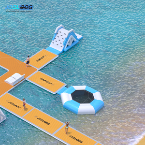 JOOLOOG commerciale spiaggia grande gonfiabile galleggiante piattaforma per il tempo libero per le attività ricreative - Product Image 5
