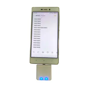 RFID ID kart okuyucu veri İmleç giriş 125KHz TK4100 taşınabilir Android OTG RFID mobil okuyucu