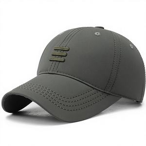 Gorra de Béisbol de Moda con Bordado a Mano, 4 Colores, Estilo Casual Deportivo, de Algodón, con Cierre a Presión, para Hombre y Mujer, con Tres Barras - Product Image 1