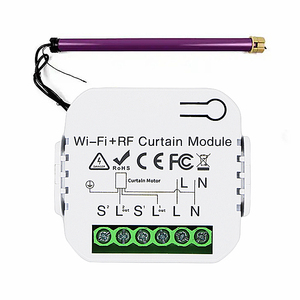 <span class=keywords><strong>Module</strong></span> de <span class=keywords><strong>commande</strong></span> de rideau automatique <span class=keywords><strong>WiFi</strong></span> RF à code <span class=keywords><strong>roulant</strong></span>, interrupteur pour moteur de <span class=keywords><strong>volet</strong></span> <span class=keywords><strong>roulant</strong></span> électrique, télé<span class=keywords><strong>commande</strong></span> sans fil Tuya, compatible Alexa et Google, portée 30m - Product Image 4