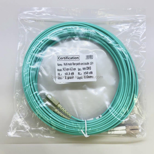 High Performance 10M OM3 SC-SC 10Gb Multimode Dual Core Fiber Optic Patch Cord <b>Cable</b> for Data Center <b>Communication</b> <b>Cables</b> - Product Image 6