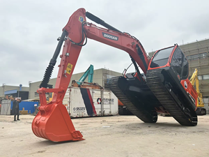 Alto rendimiento usado 15Ton DOOSAN DEVELON excavadora coreana maquinaria de ingeniería excavadora sobre orugas usada - Product Image 3