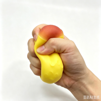 Jouet Squishy en forme de bloc de construction, sonore et croquant, boule artisanale, jouet anti-stress tendance, vente en gros