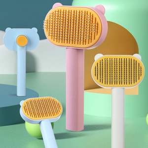 Peigne de toilettage universel transfrontalier pour animaux de compagnie avec <span class=keywords><strong>bouton</strong></span> pression - Product Image 2