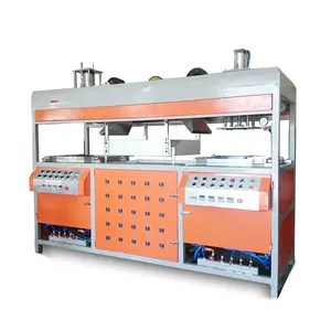 Semi-automatic double position rapid plastic blister vacuum forming machine