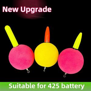 Nouveau type de flotteurs de pêche éclairés EVA flotteurs de pêche avec des bâtons lumineux de pêche, des bobbers de lumière de poisson de nuit - Product Image 2