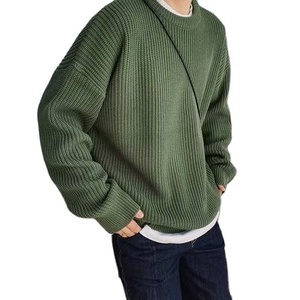 Suéter de Punto para Hombre, Diseño Coreano, Otoño-Invierno 2026, Nuevo Modelo JT ODM, Anti-Pilling, Viscosa/Algodón, Color Sólido - Product Image 1