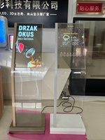 Écran publicitaire OLED transparent de 30 pouces avec système d'exploitation Android pour affichage graphique dans les centres commerciaux et les magasins de détail
