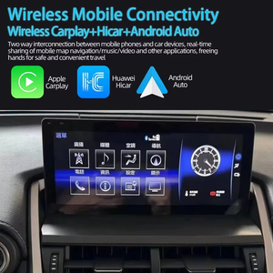 หน้าจอ Linux ขนาด 10.25 นิ้ว รองรับการเชื่อมต่อแบบ Mirror Link พร้อมระบบนำทาง GPS สำหรับ Lexus NX ปี 2014-2021 อัปเกรดระบบไร้สาย CarPlay เครื่องเล่นวิทยุในรถยนต์ หน้าจอ IPS - Product Image 4