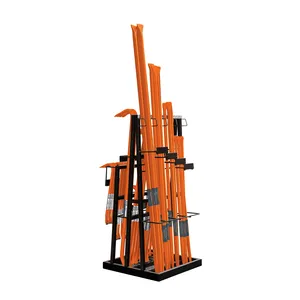 Ripiano in acciaio pieghevole personalizzabile per attrezzature da palestra con bilanciere in stile piatto e supporto per manubri panca Fitness - Product Image 1