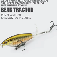 Aotuo Premium Hunting 6.5g/12g Leurre de surface à hélice pour la pêche à la traîne, leurre réaliste en ABS pour le maquereau - Vente en gros usine