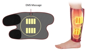 Masajeador de piernas de compresión <span class=keywords><strong>TENS</strong></span> y EMS eléctrico para el hogar con ondas de aire herramienta de masaje de pies de pantorrilla - Product Image 4
