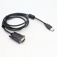 Alta Compatible FTDI Chip FT232RL USB 2,0 macho a RS232 DB9 PIN macho Serial Null Modem Cable Convertidor para PLC controlador
