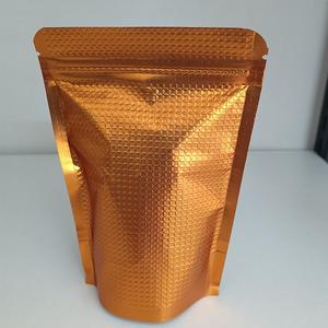 Vert rouge <span class=keywords><strong>noir</strong></span> or argent <span class=keywords><strong>feuille</strong></span> d'<span class=keywords><strong>aluminium</strong></span> en relief fenêtre debout fermeture à glissière sac d'emballage alimentaire cuit au four - Product Image 6