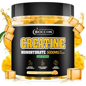 Factory Private Label Creatine Gummy Candy 5000mg Vegan Sugar Free BCAA Electrolytes Men <strong>Women</strong> Sports Supplement <strong>Pre</strong> <strong>Workout</strong> - Product Image 1