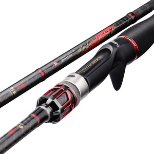 Caña de Pescar HISTAR Assassin Competition Black Pit, Recta/de Lanzamiento, de Fibra de Carbono Ultraligera, para Pesca en Agua Salada, para Pescar Lubina, Compuesta - Product Image 2