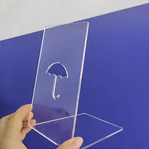 Manettes de livres en acrylique transparentes, 100% pièces, avec repose-pied en acrylique personnalisé, fabrication - Product Image 3