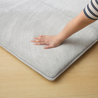 Tapis de jeu épais en velours corail pour bébés et tout-petits, écologique, adapté aux animaux domestiques, non toxique, facile à nettoyer, tapis de sol à mémoire de forme pour enfants