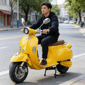 Motocicleta Eléctrica de Estilo Clásico Italiano Romagna, 60V, Batería Grande, Motocicleta para Adultos de Largo Alcance para Desplazamientos - Product Image 2