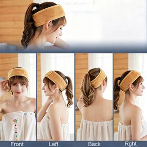 Custom Name Personalized Adjustable Soft Polyester Fashion Spa Hair Band <b>Headband</b> for Women <b>Girls</b> - Product Image 5