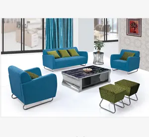 Warten offizielle 3 sitzer Modern leder büro möbel design schwarz sofa set salon warten bereich sitz büro empfang sofa
