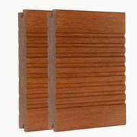 Planches de terrasse en bambou massif de qualité supérieure, design traditionnel, installation flottante, options de fixation par colle/clous/agrafes, utilisation extérieure pour parcs