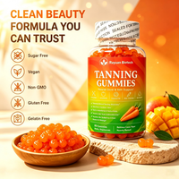 Gomitas Bronceadoras con Extracto de Tomate y Espino Amarillo con Aceite de Coco para Distribuidores, Fabricación por Contrato B2B