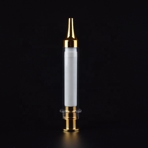 Toptan 10ml kozmetik boş şırıngalar ambalaj siyah gümüş altın şırınga kozmetik şırınga göz kremi için havasız şişe - Product Image 6