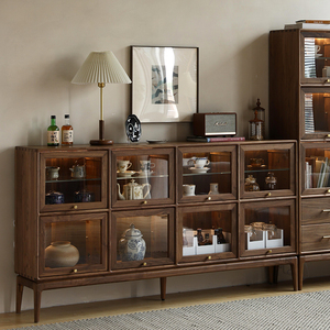 Vitrina Moderna de Vidrio para Sala de Estar JINGSHUN con Librería Abatible de Abedul, Certificación <span class=keywords><strong>CE</strong></span>, Muebles para el Hogar Personalizados - Product Image 2