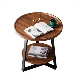 Nordic Metal Antique Eco-Friendly Coffee <b>Table</b> Simple <b>Small</b> <b>Round</b> Modern Living Room Furniture - Product Image 2