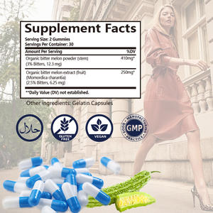 Nhà máy sản xuất OEM ODM <span class=keywords><strong>GMP</strong></span>, viên nang chiết xuất thảo dược mướp đắng 60 viên, chiết xuất dạng lỏng-rắn tự nhiên nguyên chất cấp thực phẩm - Product Image 3