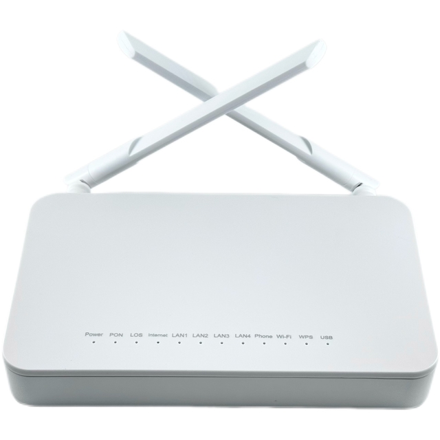 ZT F670L ONU Optical Network Unit GPON 4GE 1TEL WIFI2.4G FTTH FTTX 12V 1.5A ONT WIFI ROUTER Fiber