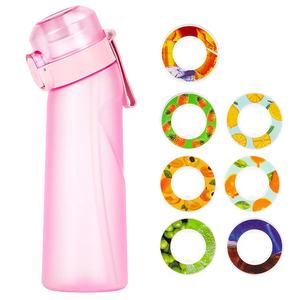 Nouveau <span class=keywords><strong>Starter</strong></span> up Set Bouteilles à boire Bouteille d'<span class=keywords><strong>eau</strong></span> de sport avec 7 dosettes de saveur de fruits parfumées Best-seller 650ml - Product Image 4