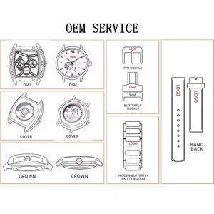 Relojes Mecánicos <span class=keywords><strong>Seagull</strong></span> de Cuerda Manual de Acero Inoxidable 316L Personalizados ODM, Reloj Multifuncional Cronógrafo de 40 mm para Hombre - Product Image 5