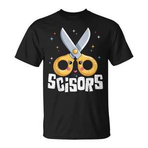 Camiseta familiar para disfraz de Halloween de Scissors Paper Rock - Product Image 1