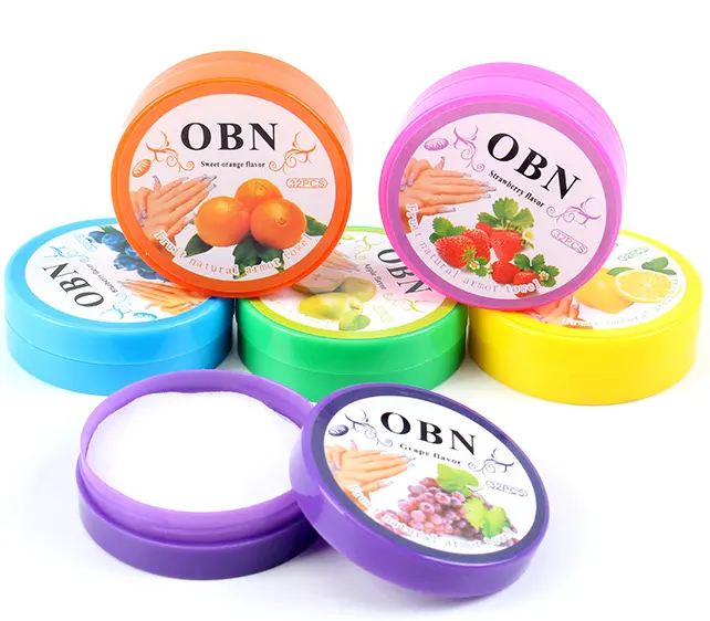 Bán Hot 32 Cái Mỗi Hộp Trái Cây Độ Ẩm Remover Cleaner Pads Nail Polish Remover