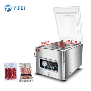 DZ260B Commercial Wholesale Table Type Food Vaccum Packing Machine Automatic Hydraulic Desktop Vacuum Sealer For Sausage