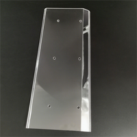 Plaques en polycarbonate de haute qualité, sur mesure, avec découpe CNC et pliage à froid, épaisseur 1-12 mm