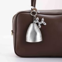 Alarme personnelle pour sac, porte-clés de sécurité, étui en cuir, breloque chien ballon, mini alarme de sécurité, accessoire suspendu, breloque alarme pour sac